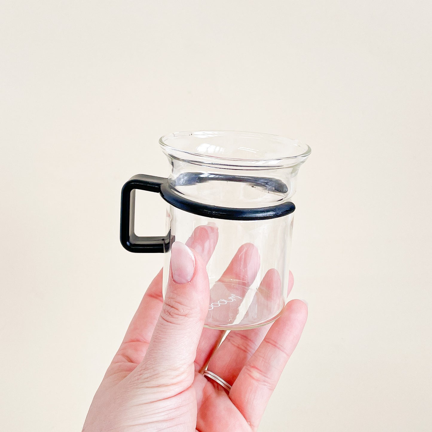 Set of black Bodum mugs