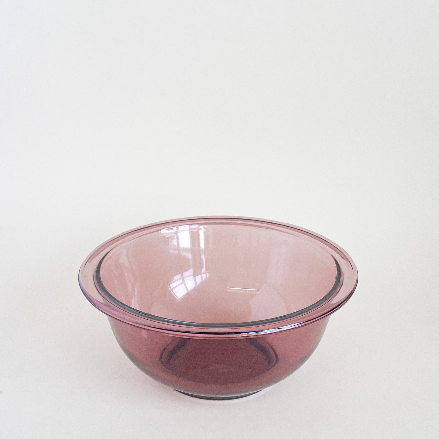 Small purple Pyrex mixing bowl