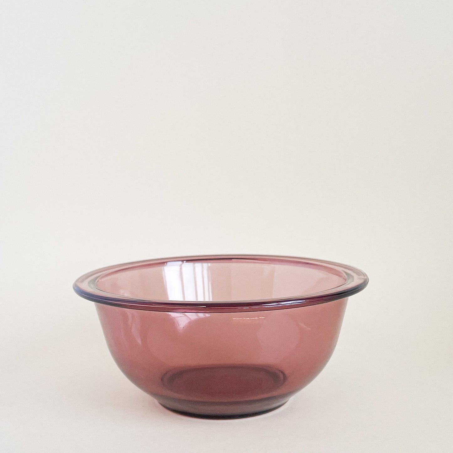 Small purple Pyrex mixing bowl