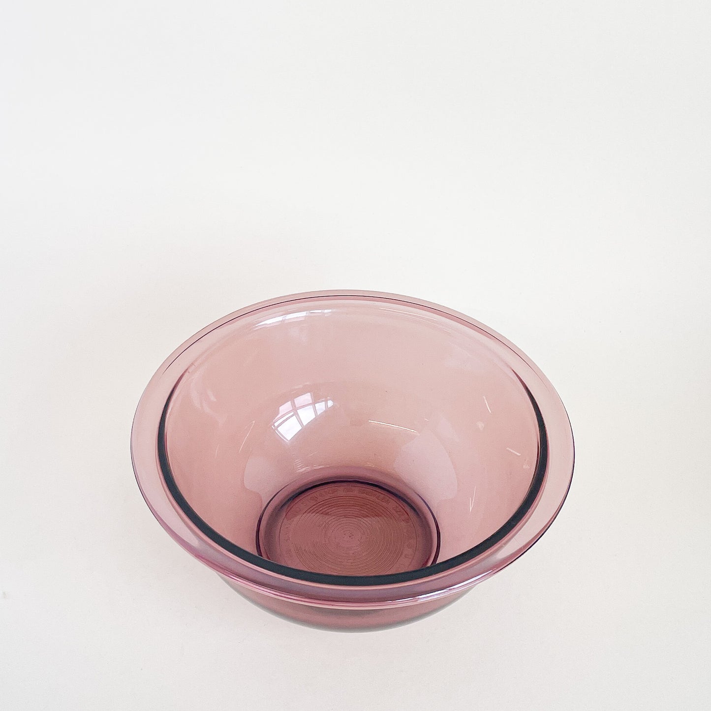 Small purple Pyrex mixing bowl
