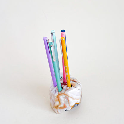 Onyx pencil holder