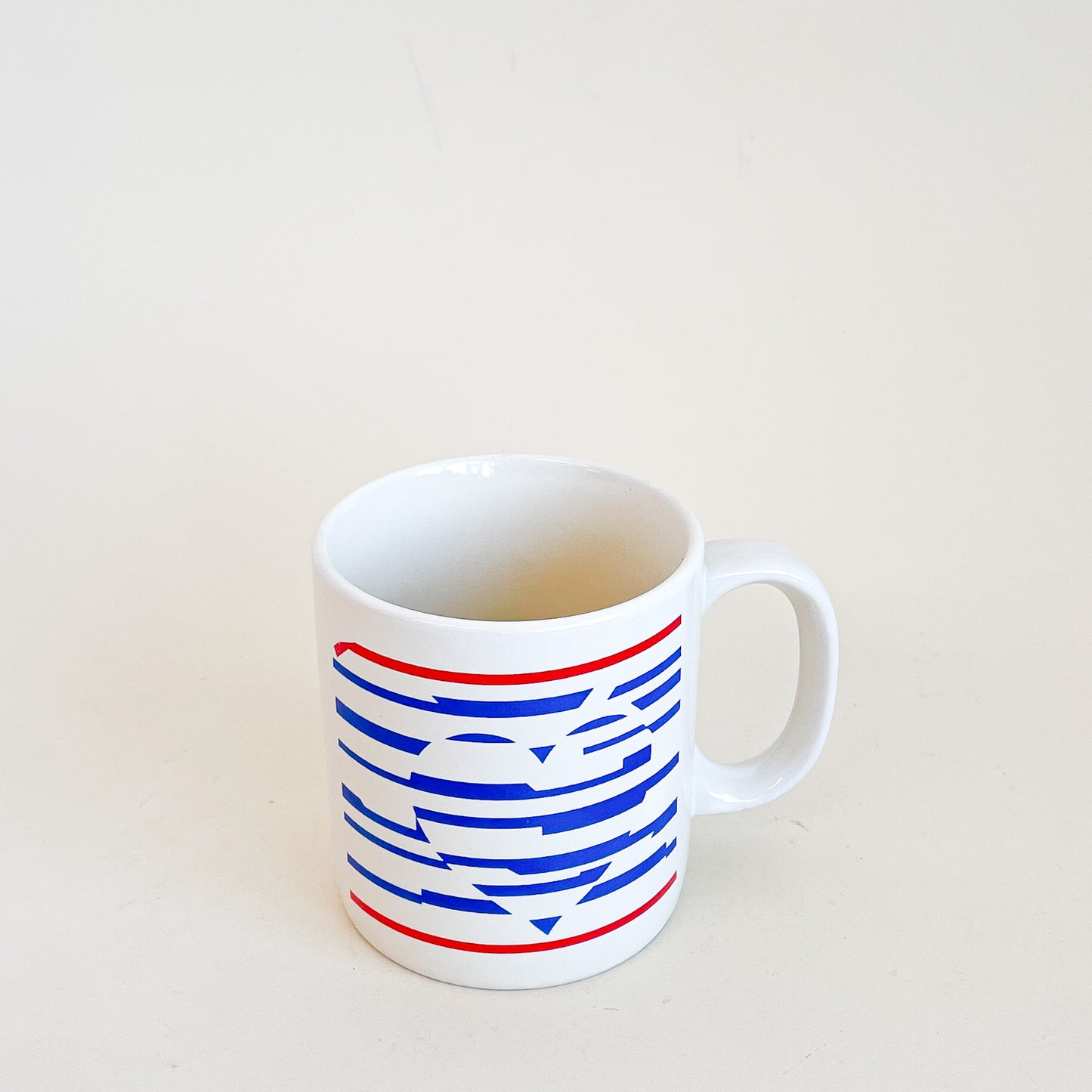 Heart striped mug