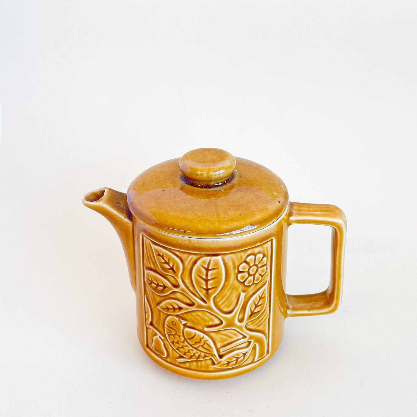 Caramel teapot made in Japan