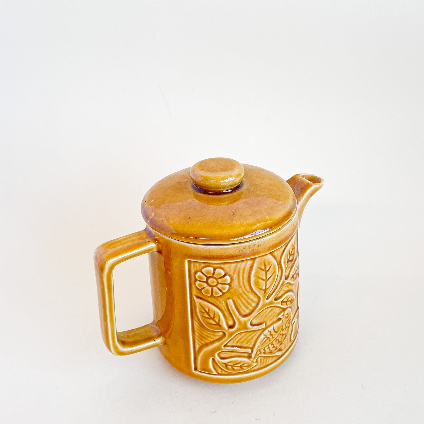 Caramel teapot made in Japan