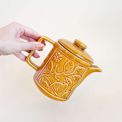 Caramel teapot made in Japan