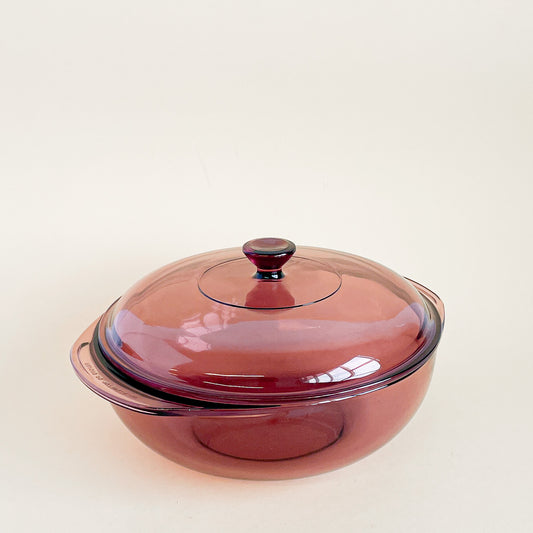 Cocotte Pyrex cranberry