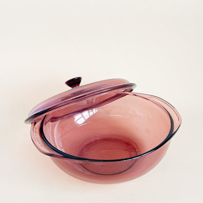 Cocotte Pyrex cranberry