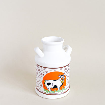 Orange cow jug