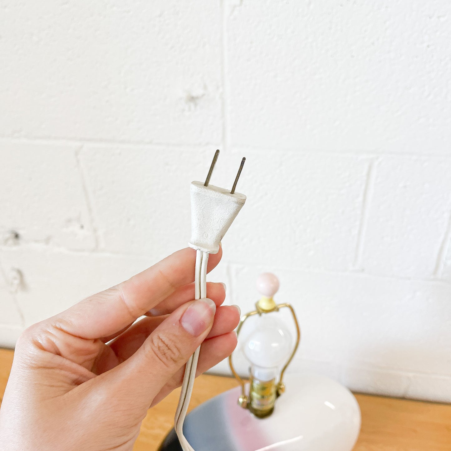 Gradient ceramic lamp