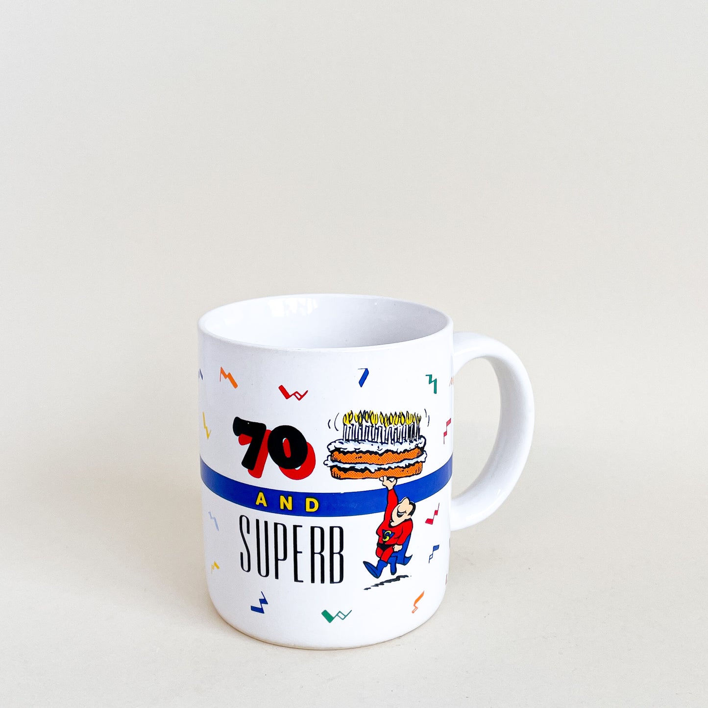 70 and superb mug