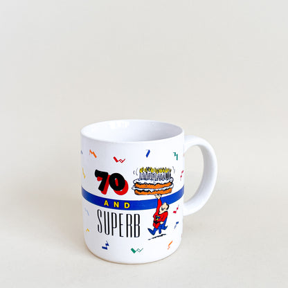 70 and superb mug