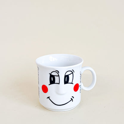 Good morning face mug