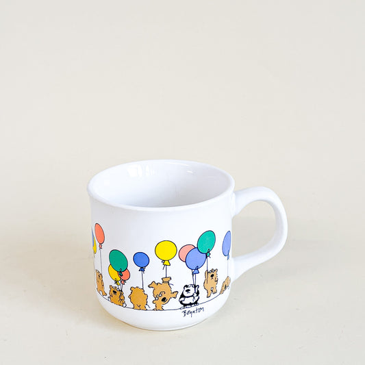 Bear and balloons mug