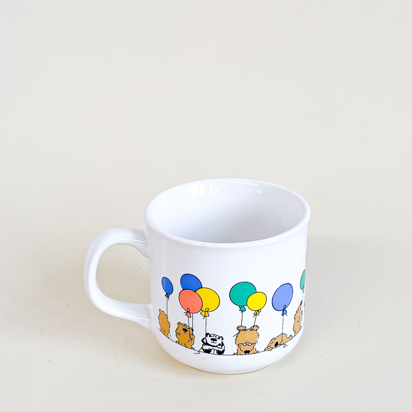 Bear and balloons mug