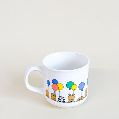 Bear and balloons mug