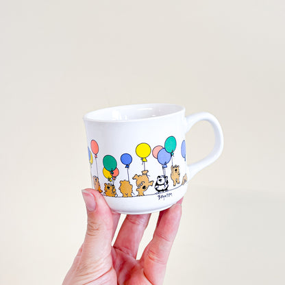 Bear and balloons mug