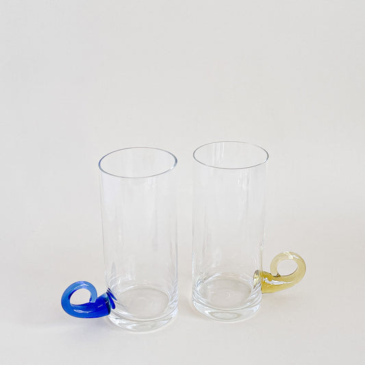 Highball tumblers with handles