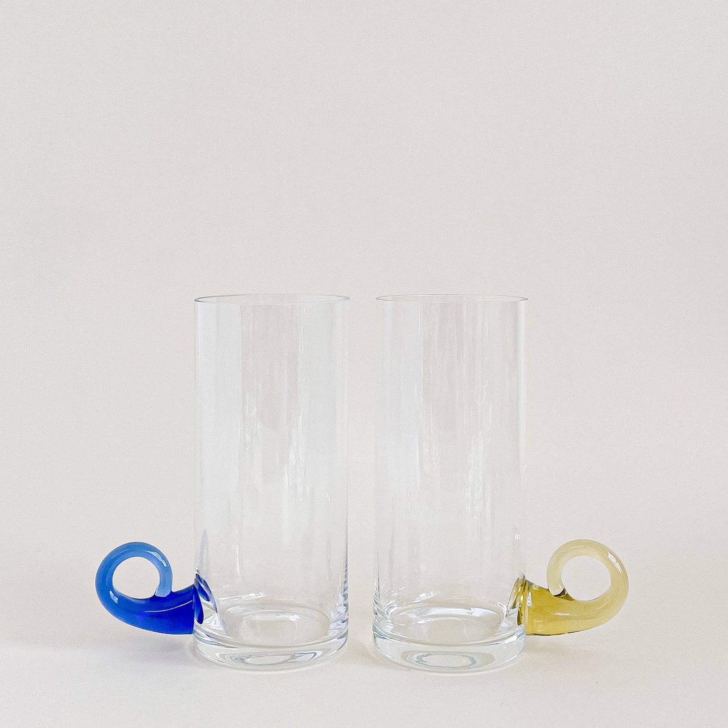 Highball tumblers with handles