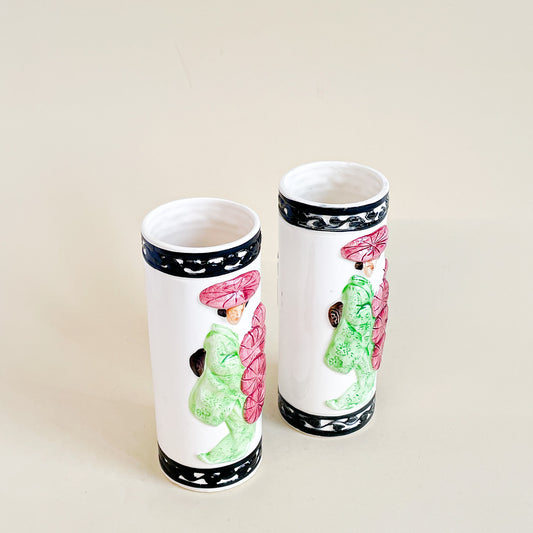 Orchids of Hawaii tiki ceramic cups