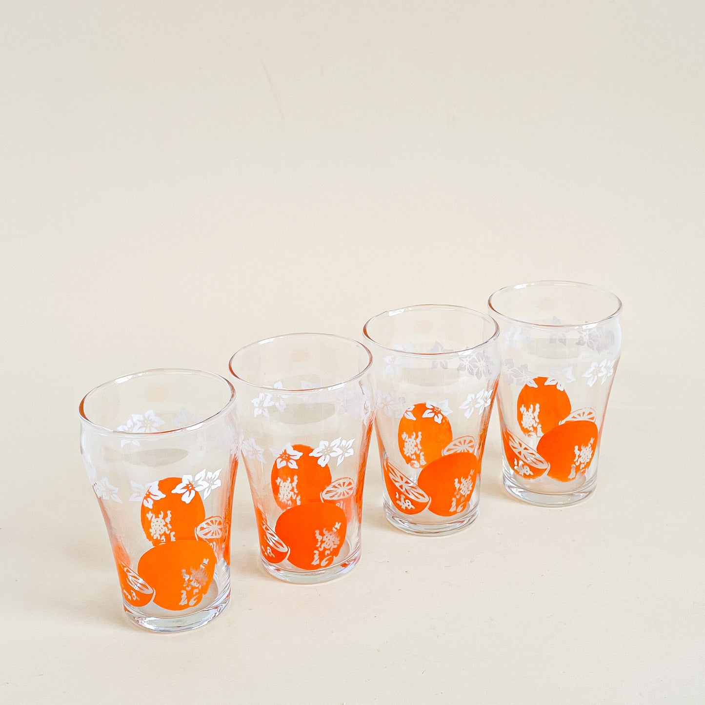 Verres oranges