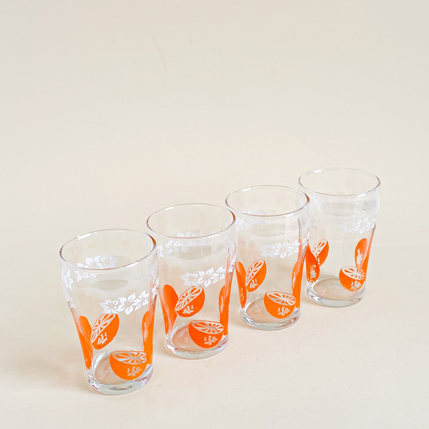 Orange small tumblers