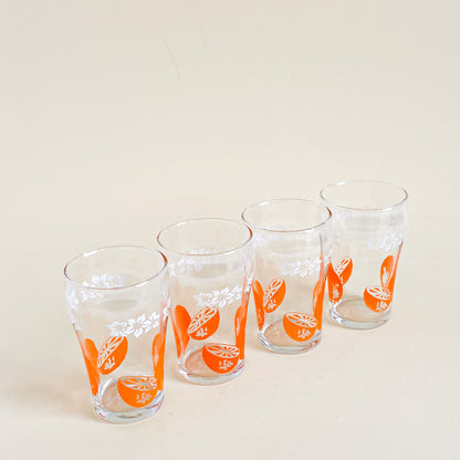 Orange small tumblers