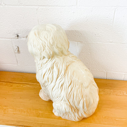 Large ceramic sheepdog