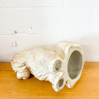 Large ceramic sheepdog