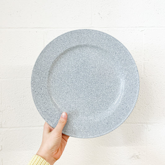 Large speckled Mikasa plate