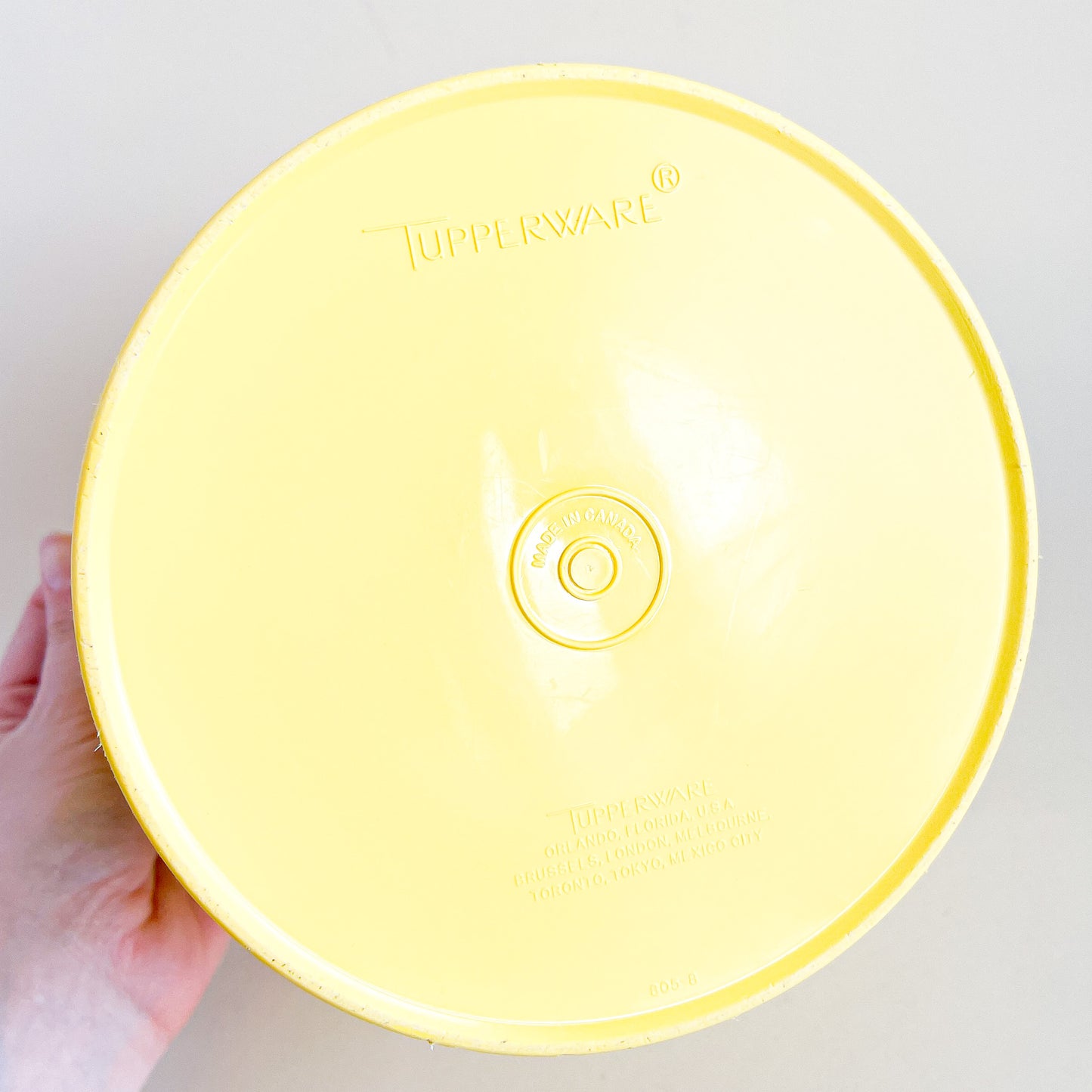 Contenant Tupperware Servalier jaune