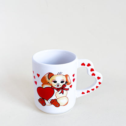 Bunny and hearts mug