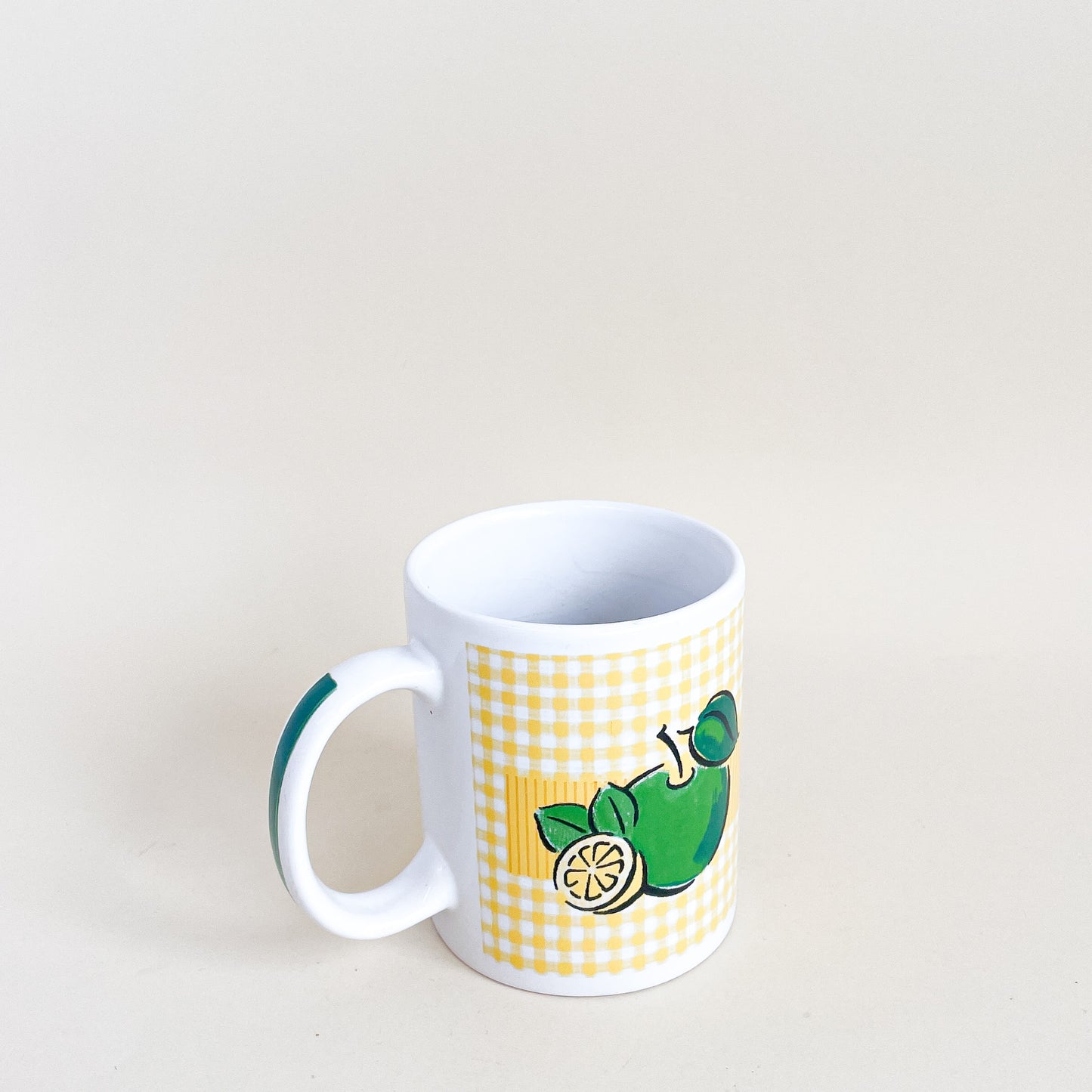 Lemon and apple mug