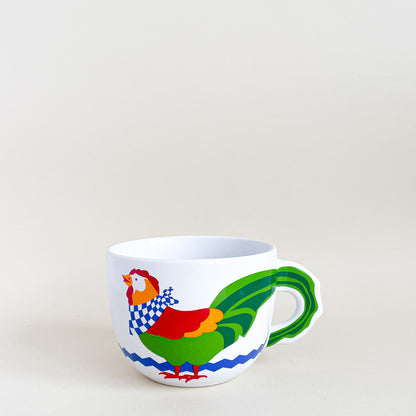 Large rooster mug