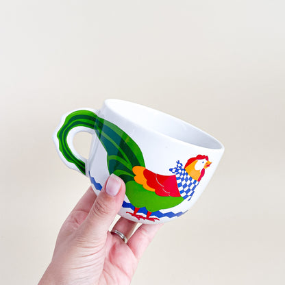 Large rooster mug