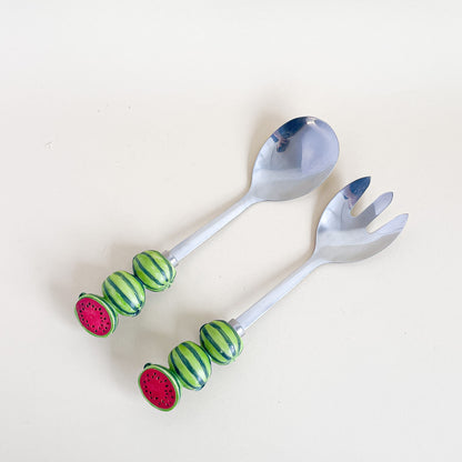 Watermelon salad spoons