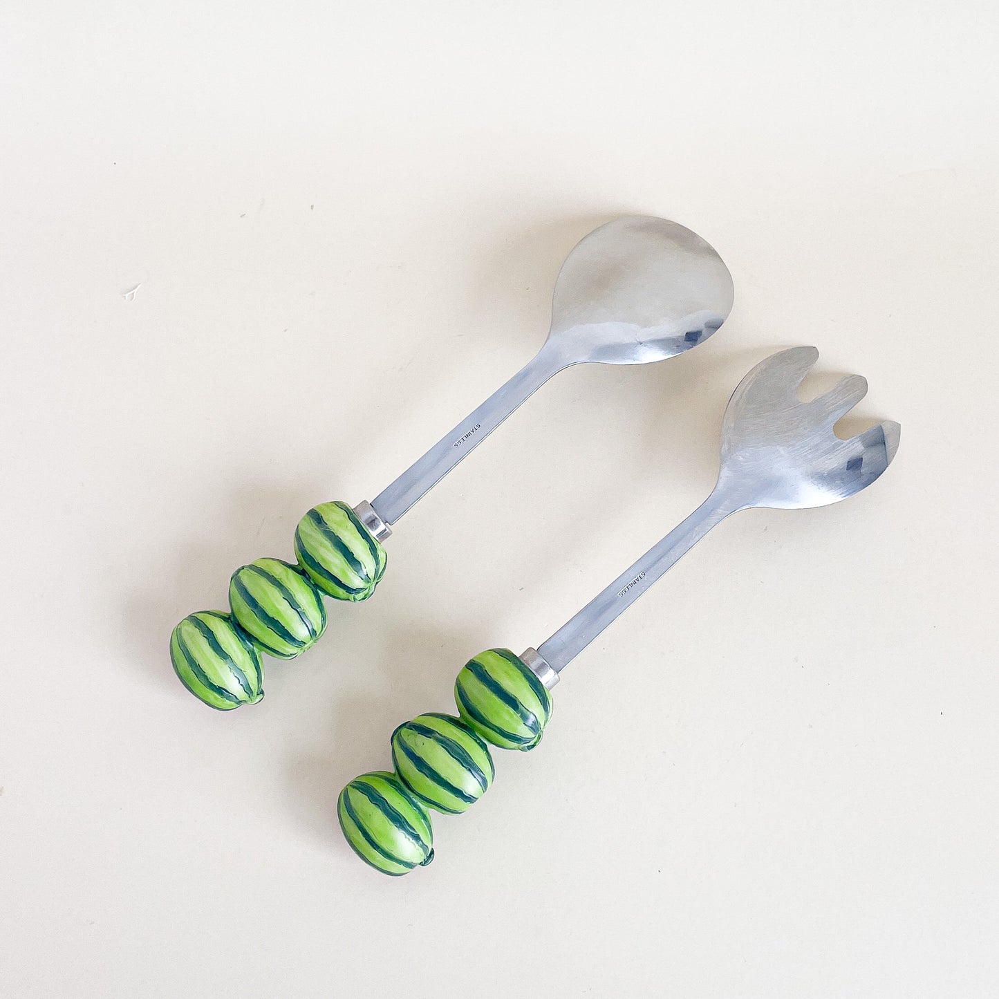 Watermelon salad spoons