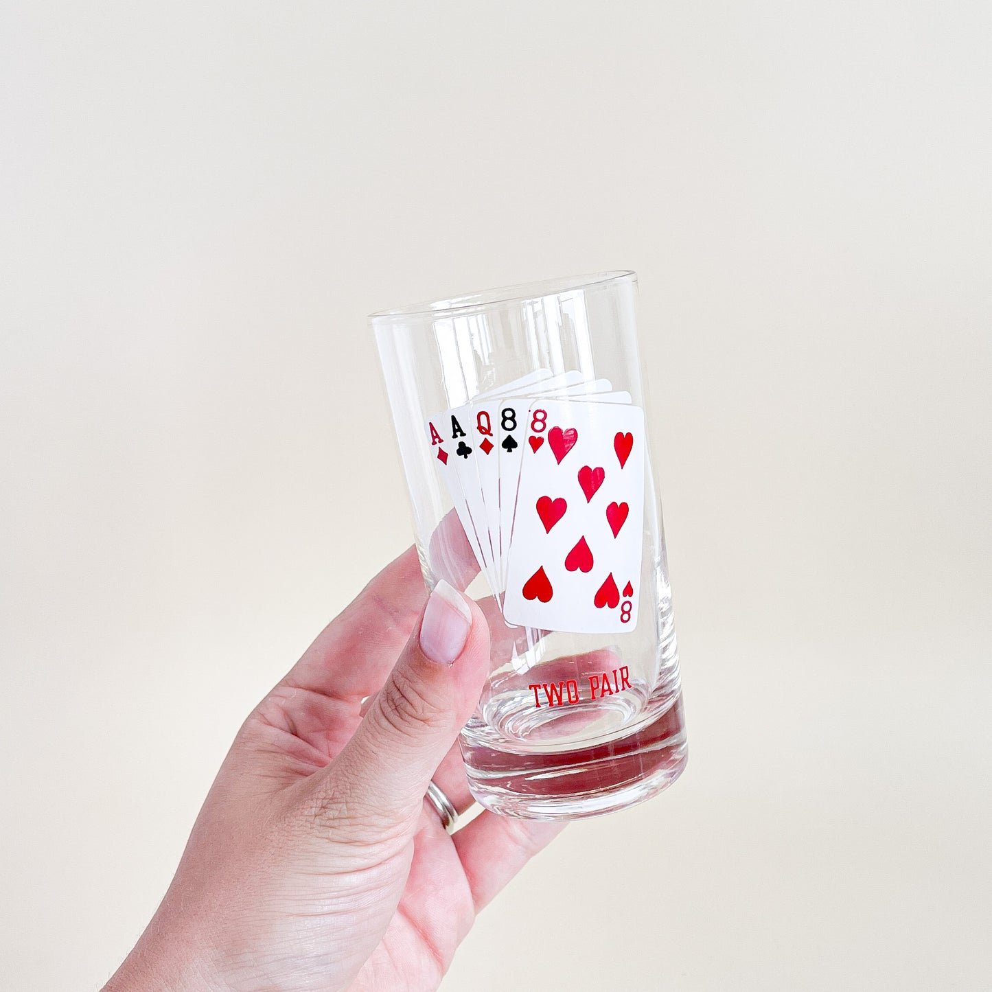 Trio of poker tumblers