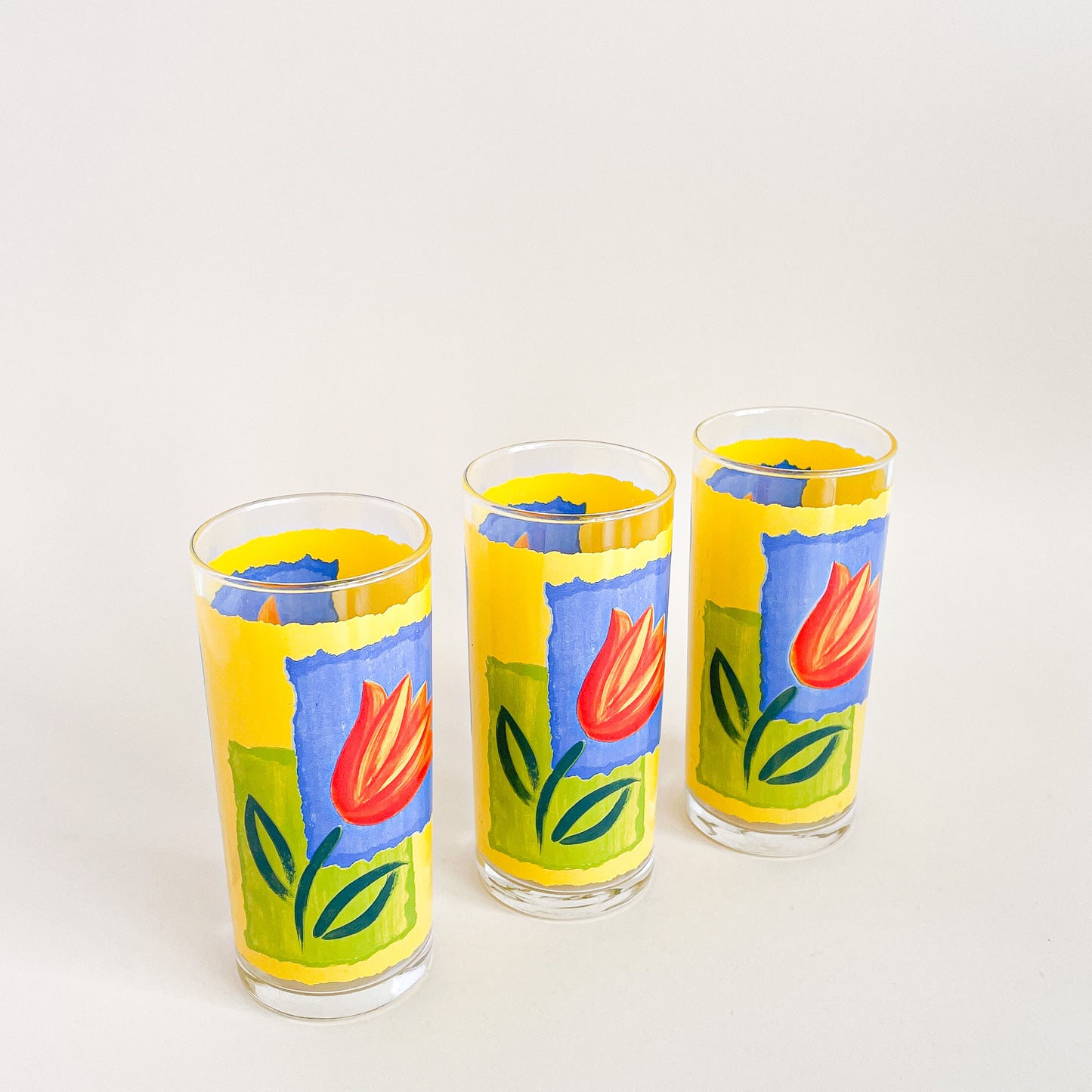 Tulips tumblers trio