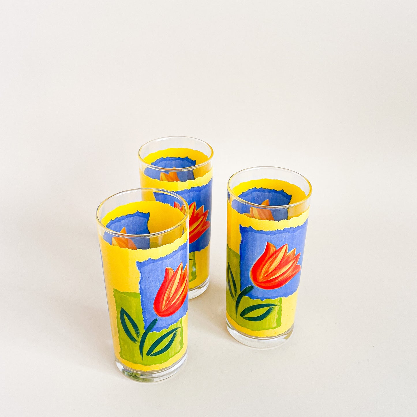 Tulips tumblers trio