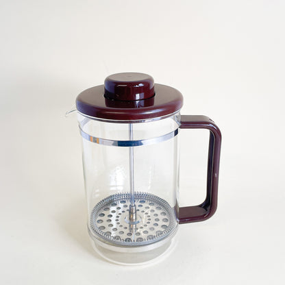 Large brown Bodum coffee maker