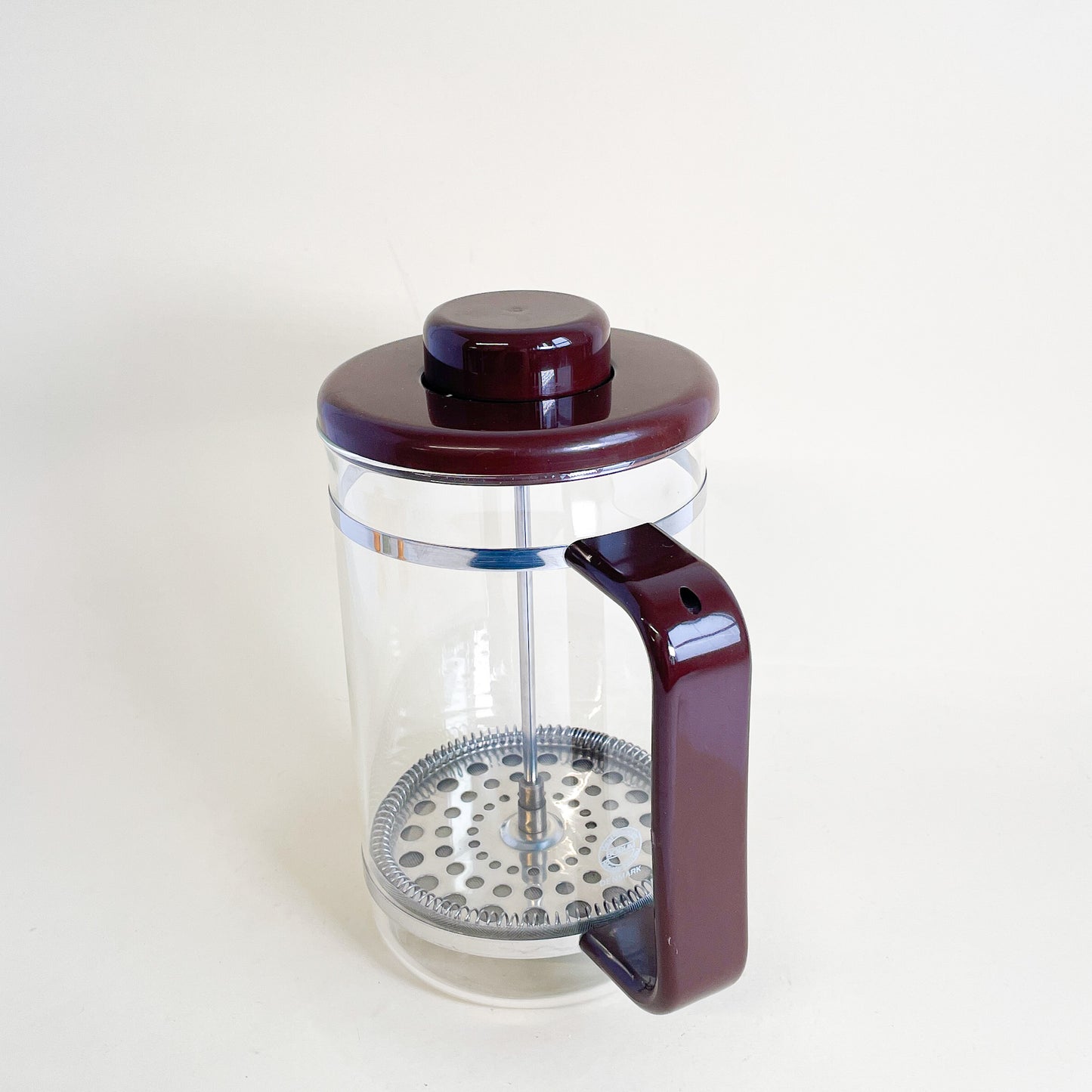 Large brown Bodum coffee maker