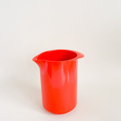 Bright red Rosti pitcher