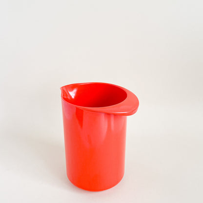 Bright red Rosti pitcher