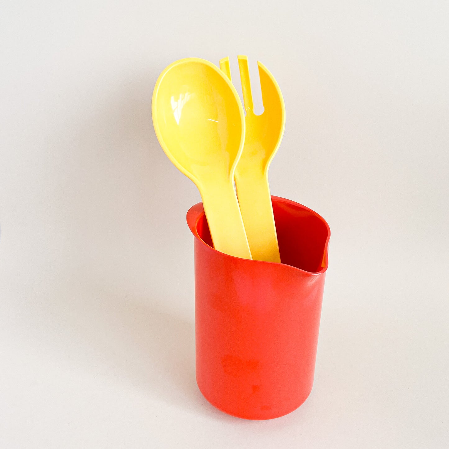 Bright red Rosti pitcher