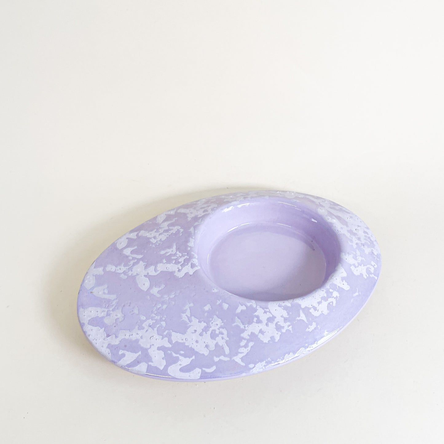 Iridescent lilac bowl