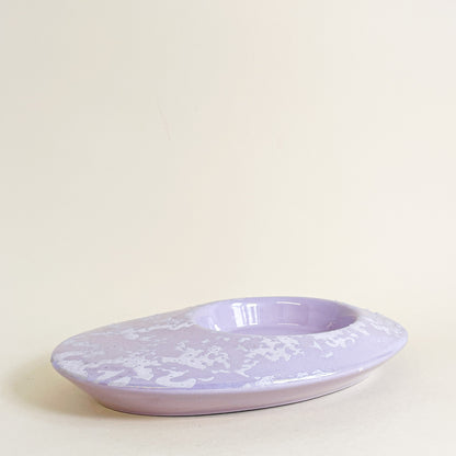 Iridescent lilac bowl