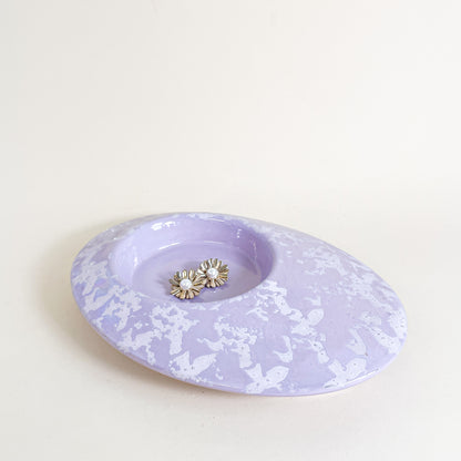 Iridescent lilac bowl