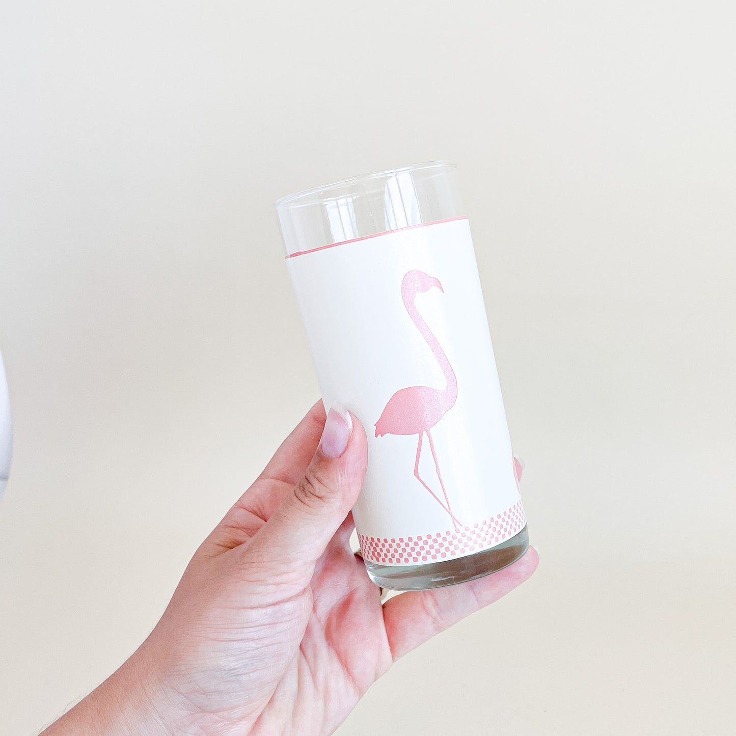 Verres flamants roses