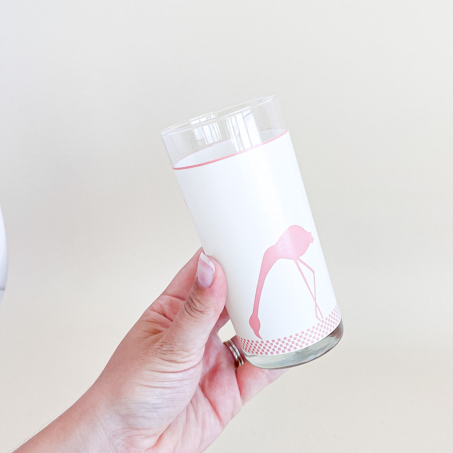 Flamingo tumblers set