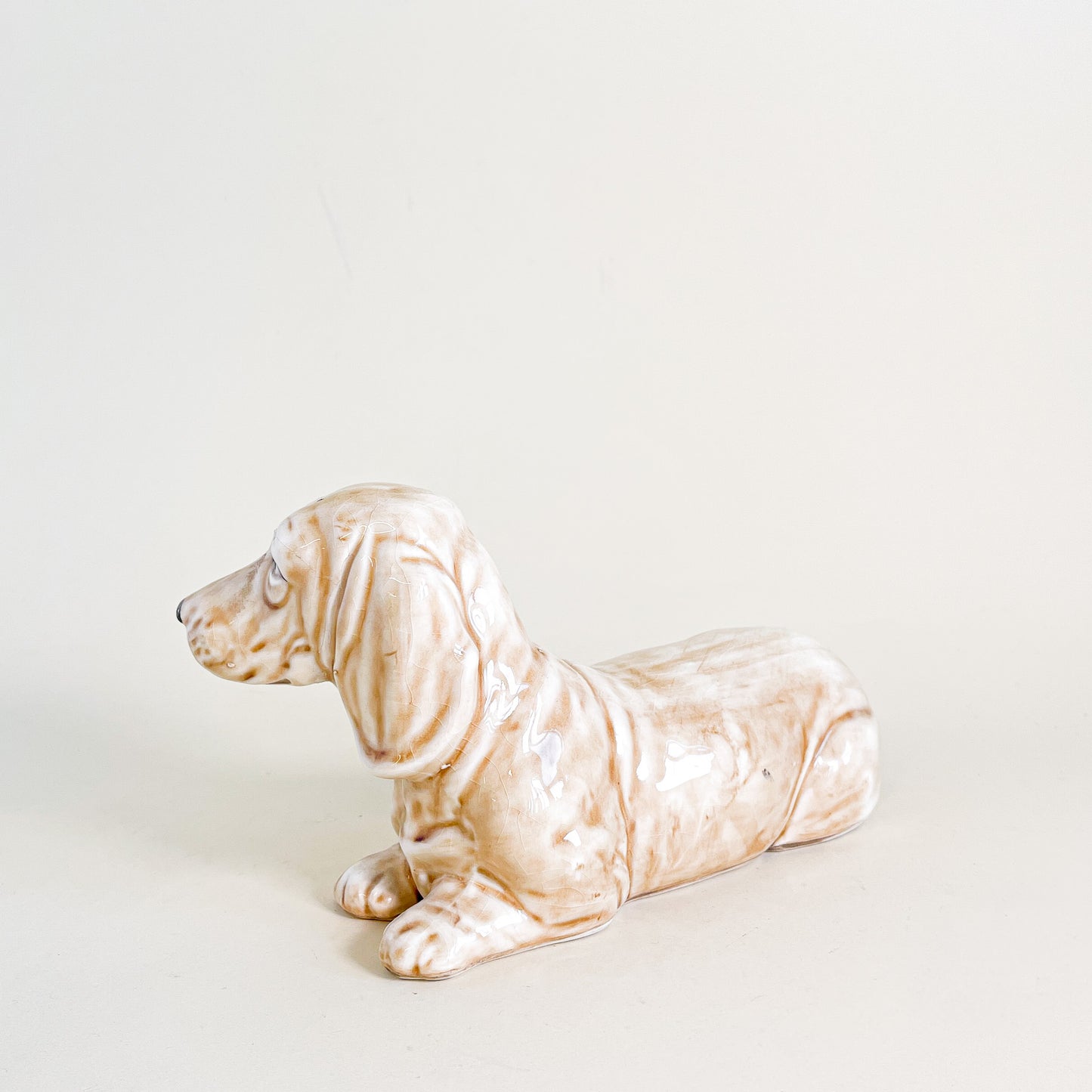 Ceramic basset hound